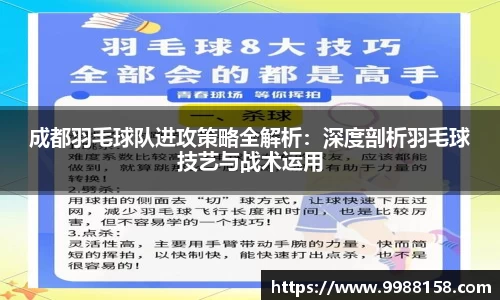 成都羽毛球队进攻策略全解析：深度剖析羽毛球技艺与战术运用