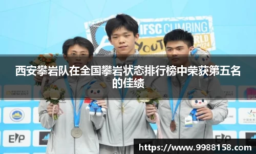 西安攀岩队在全国攀岩状态排行榜中荣获第五名的佳绩